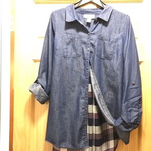 Jessica Simpson maternity long sleeve top, Medium